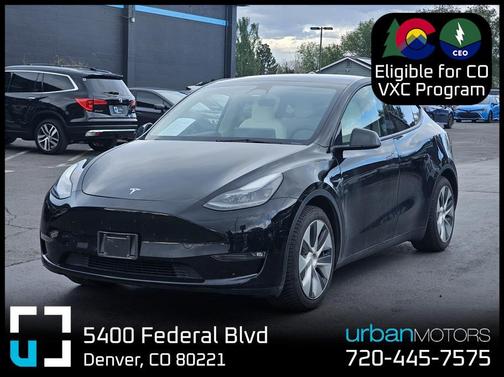 Solid Black 2023 Tesla Model Y Long Range Dual Motor All-Wheel Drive