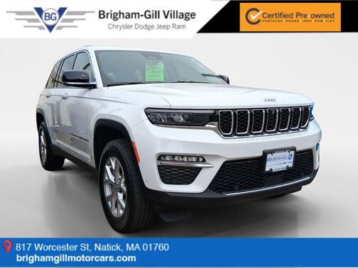 Bright White Clearcoat 2023 Jeep Grand Cherokee Limited