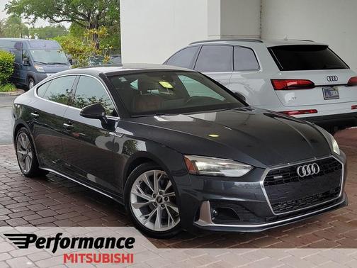 Manhattan Gray Metallic 2022 Audi A5 40 Premium