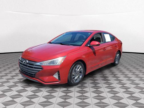 Scarlet Red 2019 Hyundai ELANTRA SEL