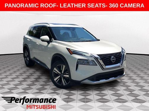 White 2023 Nissan Rogue Platinum