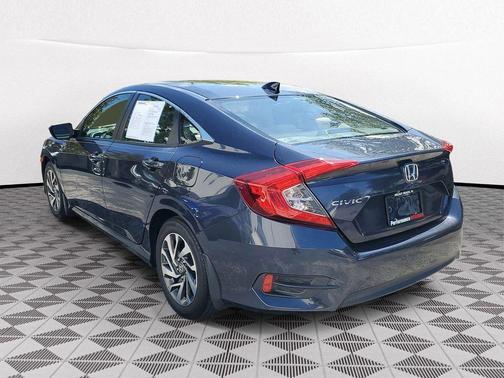 Blue 2018 Honda Civic EX
