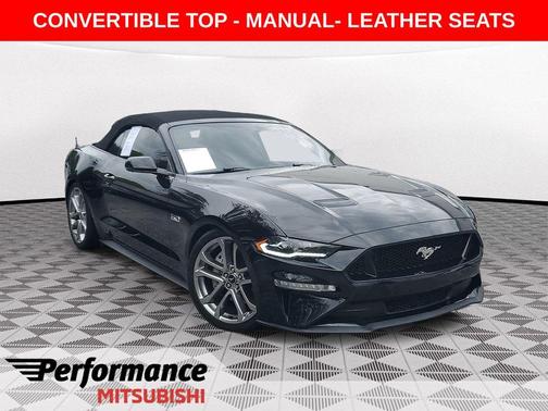 Shadow Black 2020 Ford Mustang GT Premium Convertible