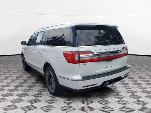 White 2021 Lincoln Navigator L Black Label