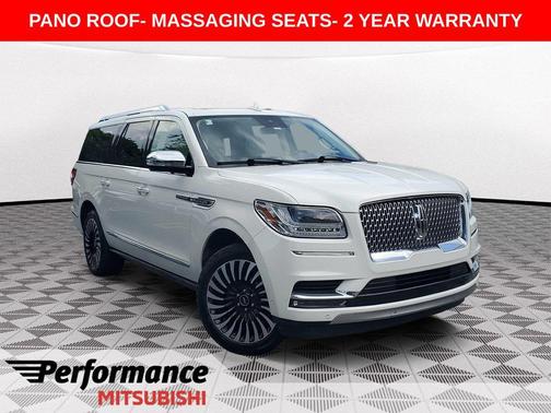 White 2021 Lincoln Navigator L Black Label