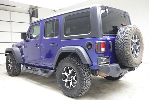 Ocean Blue Metallic Clearcoat 2018 Jeep Wrangler Unlimited Sport