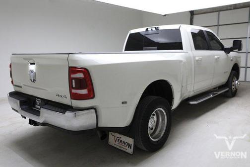 Pearl White 2024 RAM 3500 Laramie Crew Cab 4x4 8' Box