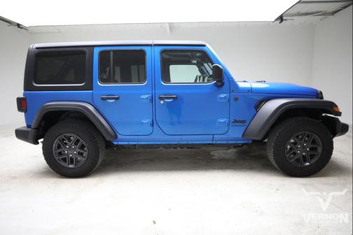 Hydro Blue Pearlcoat 2024 Jeep Wrangler Sport S