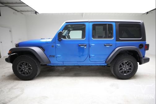 Hydro Blue Pearlcoat 2024 Jeep Wrangler Sport S