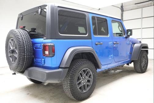 Hydro Blue Pearlcoat 2024 Jeep Wrangler Sport S