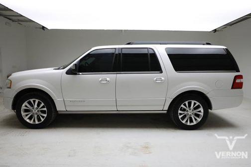 White Platinum Metallic Tri-Coat 2015 Ford Expedition EL Platinum