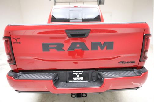 Flame Red Clearcoat 2026 RAM 2500 Black Express Crew Cab 4x4 6'4' Box