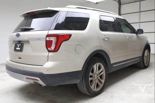 White Gold Metallic 2017 Ford Explorer Limited
