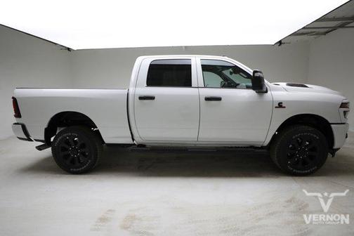 Bright White Clearcoat 2026 RAM 2500 Black Express Crew Cab 4x4 6'4' Box