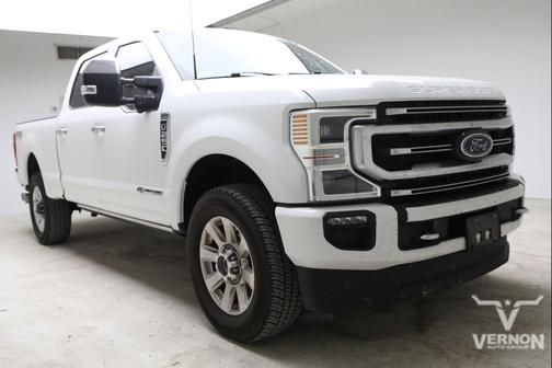 Star White Metallic Tri-Coat 2022 Ford F-250 Platinum