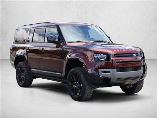 Sedona Red Metallic 2026 Land Rover Defender P400 Outbound