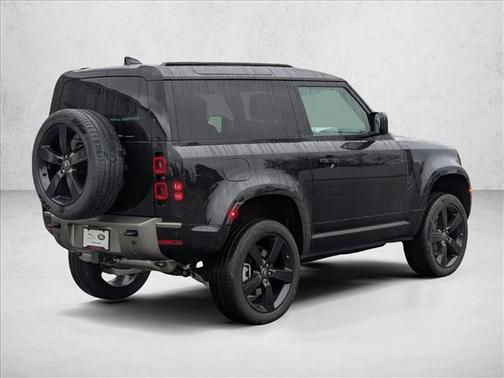 Santorini Black Metallic 2025 Land Rover Defender 90 P400 X-Dynamic SE