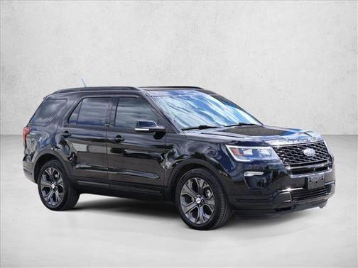 Shadow Black 2018 Ford Explorer Sport