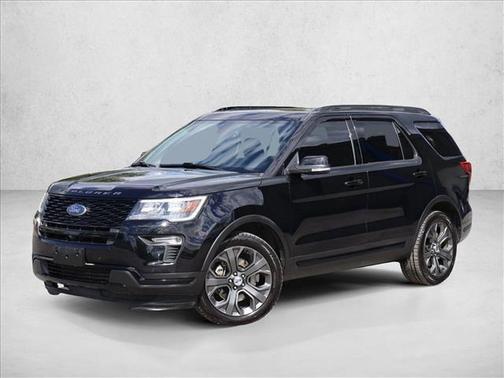 Shadow Black 2018 Ford Explorer Sport
