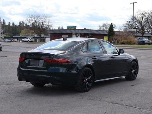 British Racing Green Metallic 2023 Jaguar XF R-Dynamic SE P300 AWD Automatic