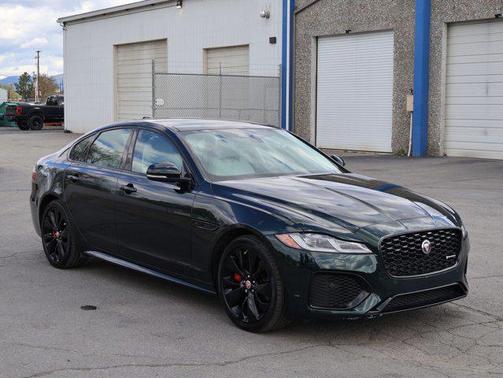 British Racing Green Metallic 2023 Jaguar XF R-Dynamic SE P300 AWD Automatic