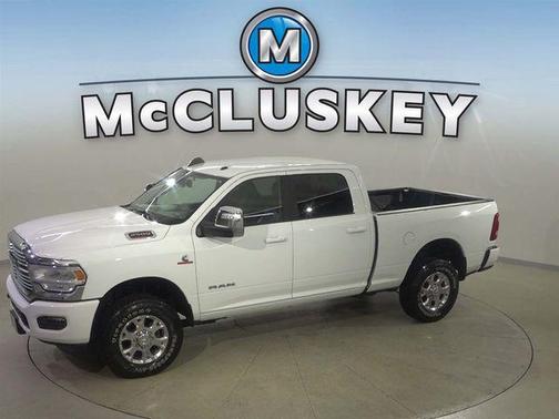 Bright White Clearcoat 2024 RAM 2500 Laramie Crew Cab 4x4 6'4' Box
