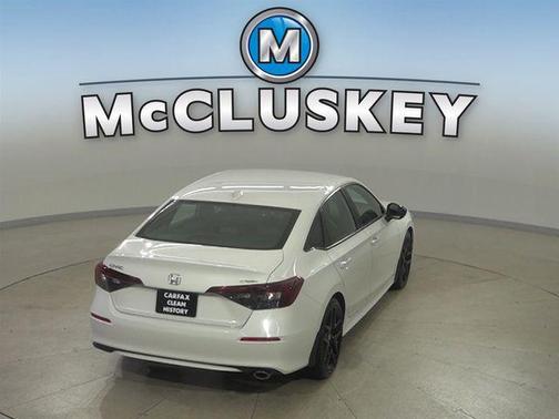 Platinum White Pearl 2025 Honda Civic Sport