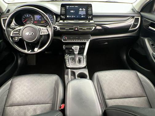 Neptune Blue 2021 Kia Seltos EX