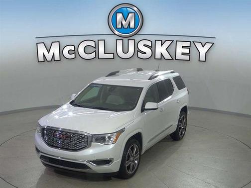 White Frost Tricoat 2017 GMC Acadia Denali