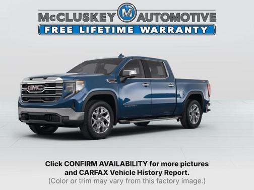 Pacific Blue Metallic 2022 GMC Sierra 1500 SLT