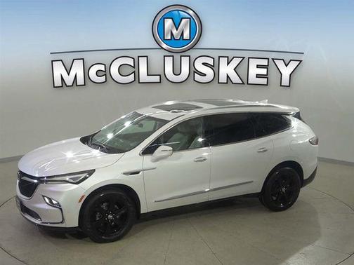 White Frost Tricoat 2023 Buick Enclave Essence AWD