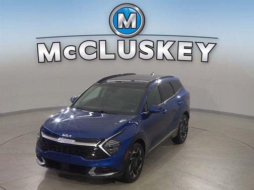 Sapphire Blue 2023 Kia Sportage SX-Prestige