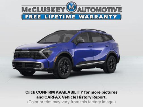 Sapphire Blue 2023 Kia Sportage SX-Prestige