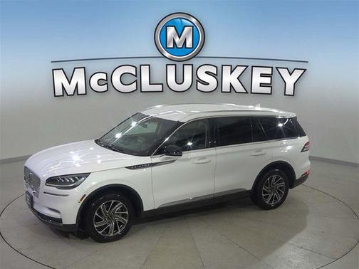 Pristine White Metallic Tri-Coat 2022 Lincoln Aviator Standard AWD