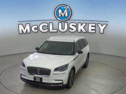 Pristine White Metallic Tri-Coat 2022 Lincoln Aviator Standard AWD