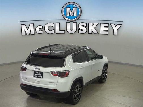 Bright White Clearcoat 2025 Jeep Compass Limited