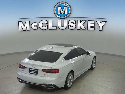 Glacier White Metallic 2022 Audi A5 Sportback Premium Plus