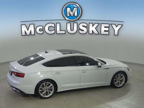 Glacier White Metallic 2022 Audi A5 Sportback Premium Plus