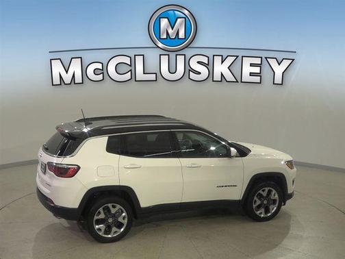 White Clearcoat 2019 Jeep Compass Limited