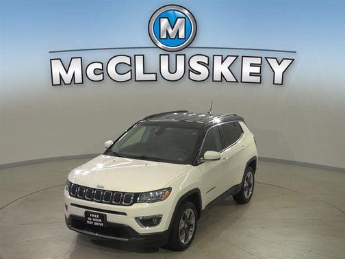 White Clearcoat 2019 Jeep Compass Limited