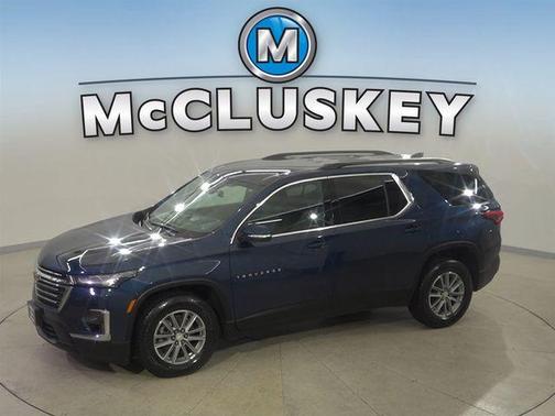 Northsky Blue Metallic 2023 Chevrolet Traverse LT Cloth