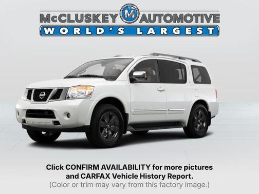 Pearl White 2014 Nissan Armada Platinum