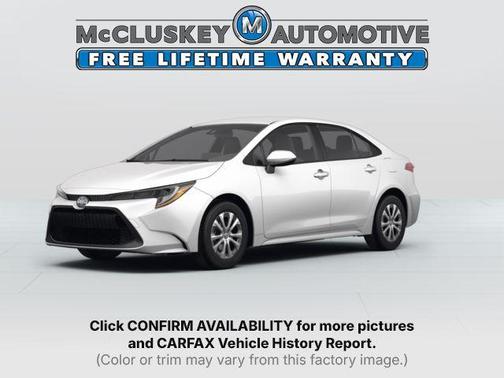 White 2022 Toyota Corolla Hybrid LE