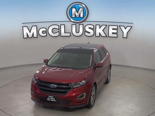 Ruby Red Metallic 2017 Ford Edge Sport