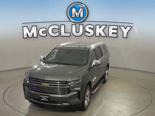 Silver Sage Metallic 2023 Chevrolet Suburban Premier