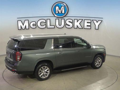 Silver Sage Metallic 2023 Chevrolet Suburban Premier