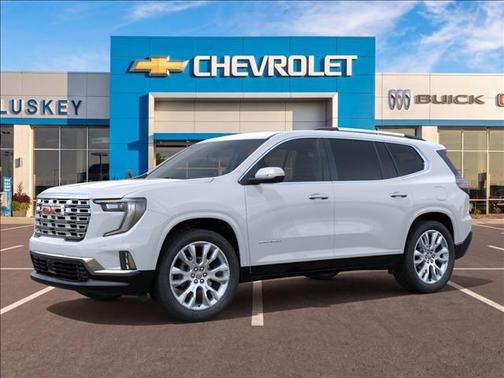 Glacier White Tricoat 2026 GMC Acadia Denali