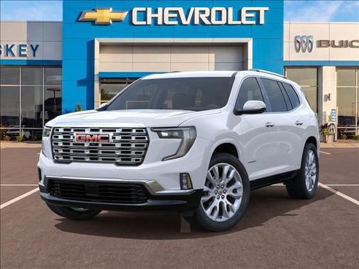 Glacier White Tricoat 2026 GMC Acadia Denali