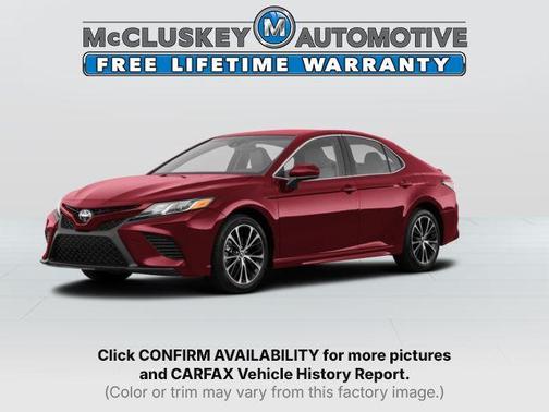 Supersonic Red 2019 Toyota Camry SE