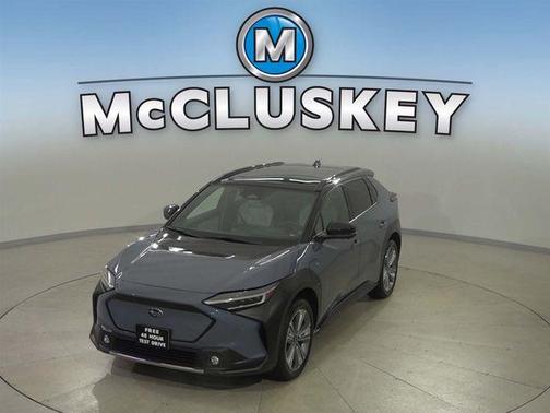 Harbor Mist Gray Pearl 2-Tone 2023 Subaru Solterra Touring